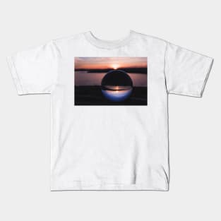 The Sunset in a Crystal Ball Kids T-Shirt